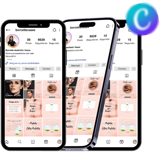 Bônus 3: Pack com mais de 5 mil artes prontas para Instagram.